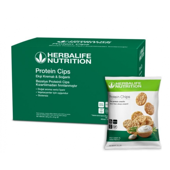 Ekşi Kremalı & Soğanlı Protein Cips 10'lu Koli