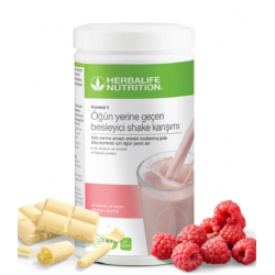 Formül 1 Besleyici Shake Karışımı Ahududu ve Beyaz Çikolata Aromalı