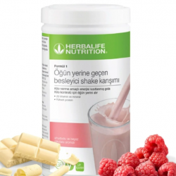 Formül 1 Besleyici Shake Karışımı Ahududu ve Beyaz Çikolata Aromalı